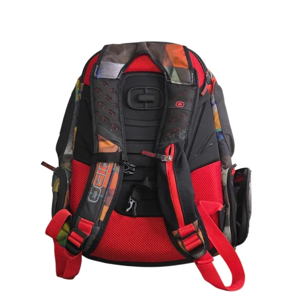 OGIO Urban Large 17” Laptop Backpack Black Spectrometric Multicolor Pattern - Picture 2 of 13